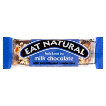 Picture of  Eat Natural MilkChoc Peanut,C/berry 50gx12